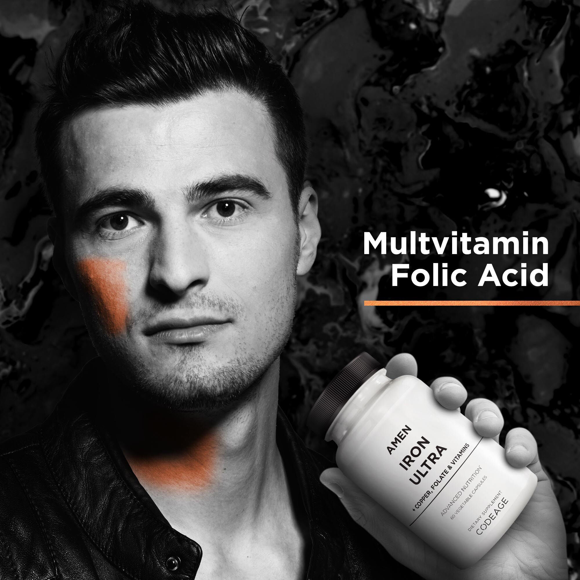 AMEN - Iron Ultra - 60 Capsules (60 Servings)  | GNC